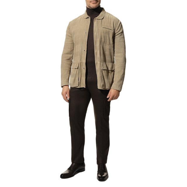 фото Кожаная куртка giorgio armani