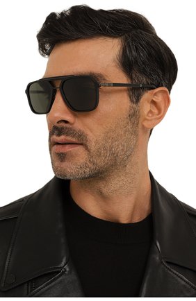 Мужские солнцезащитные очки CHOPARD черного цвета, арт. 291 703P | Фото 2 (Тип очков: С/з; Материал: Пластик; Кросс-КТ: С/з-мужское; Очки форма: Авиаторы; Оптика Гендер: оптика-мужское)