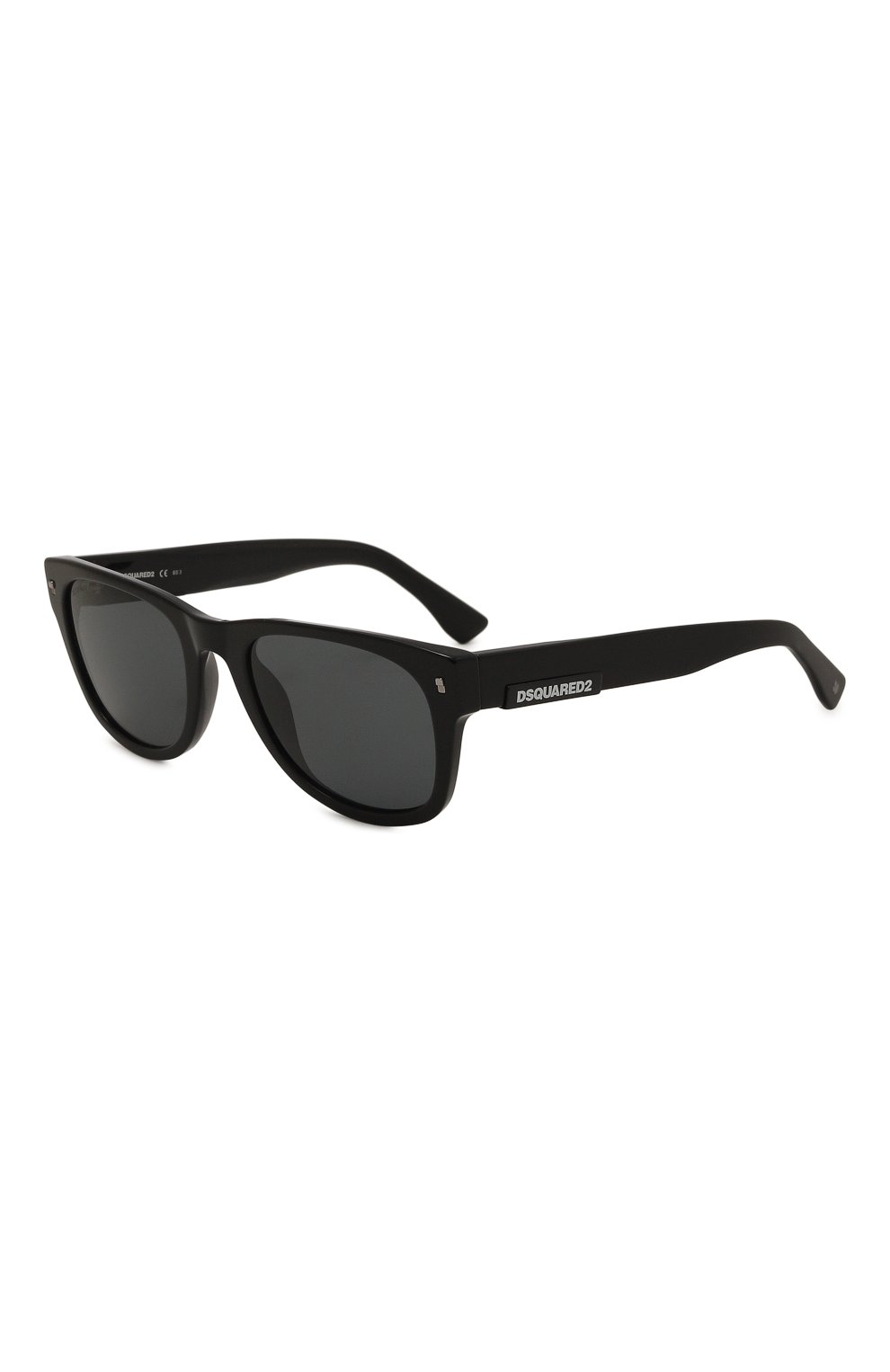 Женские солнцезащитные очки DSQUARED2 черного цвета, арт. D20046 807 | Фото 1 (Кросс-КТ: С/з-унисекс; Материал: Пластик; Тип очков: С/з; Очки форма: Квадратные; Оптика Гендер: оптика-унисекс)