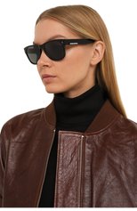 Женские солнцезащитные очки DSQUARED2 черного цвета, арт. D20046 807 | Фото 2 (Кросс-КТ: С/з-унисекс; Материал: Пластик; Тип очков: С/з; Очки форма: Квадратные; Оптика Гендер: оптика-унисекс)