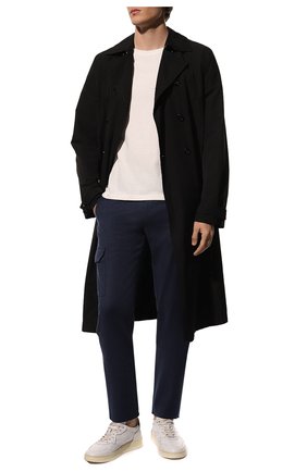 Мужские шерстяные брюки-карго CANALI темно-синего цвета, арт. V1660/AR03472 | Фото 2 (Силуэт М (брюки): Карго; Материал внешний: Шерсть; Стили: Кэжуэл; Случай: Повседневный; Длина (брюки, джинсы): Стандартные)
