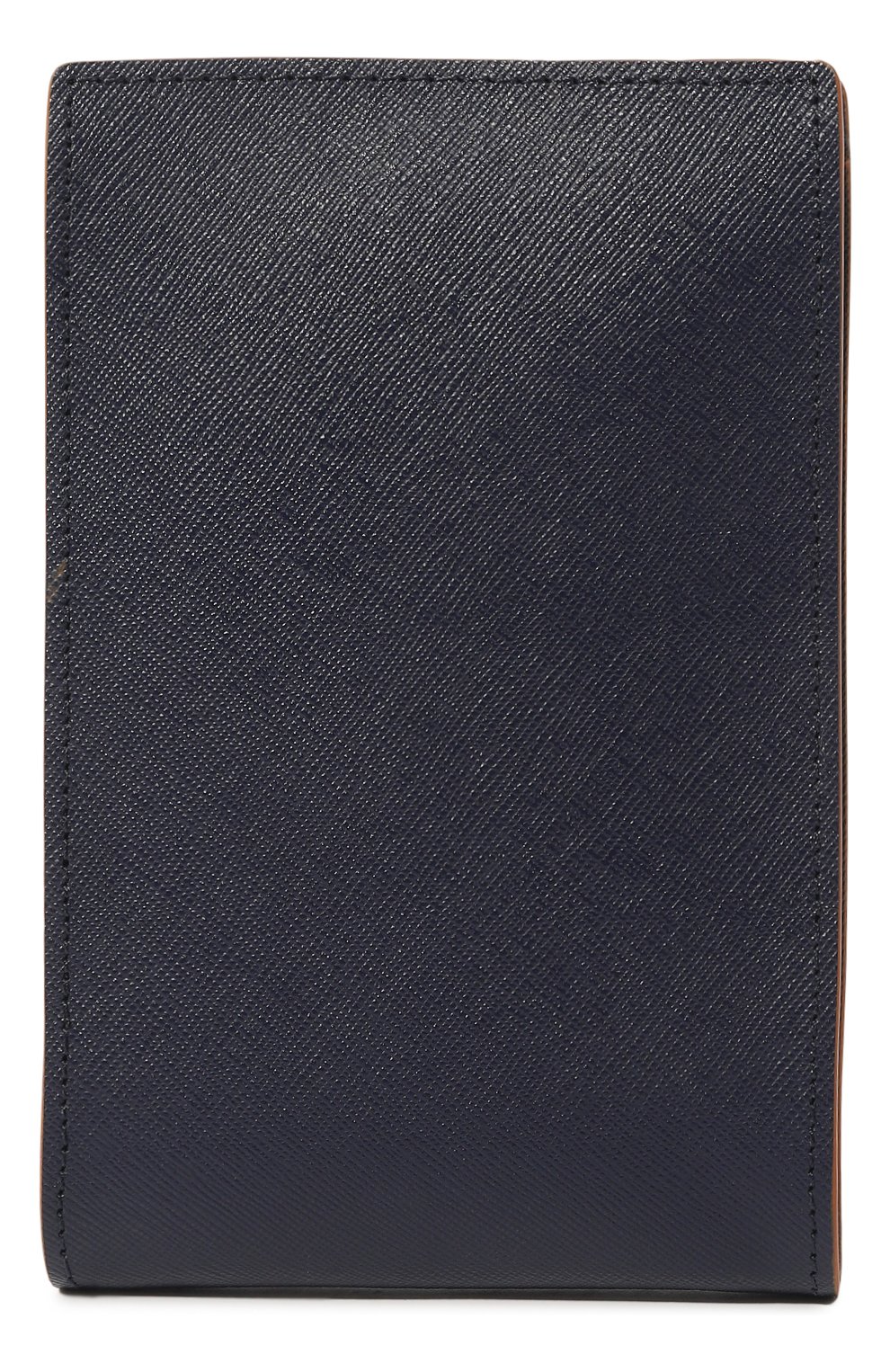 Кожаный чехол для iphone MARNI темно-синего цвета, арт. TEM00023U0/LV520 | Фото 5 (Женское Кросс-КТ: Кожа iPhone; Материал: Натуральная кожа)