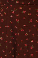 Женская юбка ULYANA SERGEENKO бордового цвета, арт. GNC003FW22P 1759т22 | Фото 5 (Длина Ж (юбки, платья, шорты): Мини; Женское Кросс-КТ: Юбка-одежда; Стили: Романтичный)