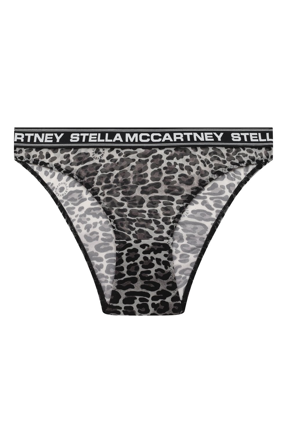 Женские трусы-слипы STELLA MCCARTNEY серого цвета, арт. S6L611110 | Фото 1 (Женское Кросс-КТ: Трусы; Материал внешний: Синтетический материал)