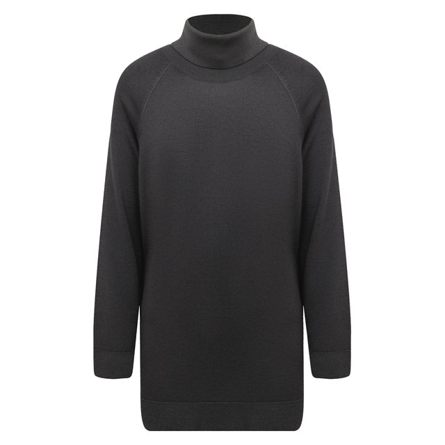 Пуловер из шерсти и шелка Panicale серого цвета