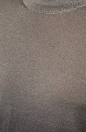 Женский пуловер из шерсти и шелка PANICALE темно-серого цвета, арт. D31106L/MC | Фото 5 (Материал внешний: Шерсть; Рукава: Короткие; Длина (для топов): Стандартные; Женское Кросс-КТ: Пуловер-одежда; Стили: Кэжуэл)