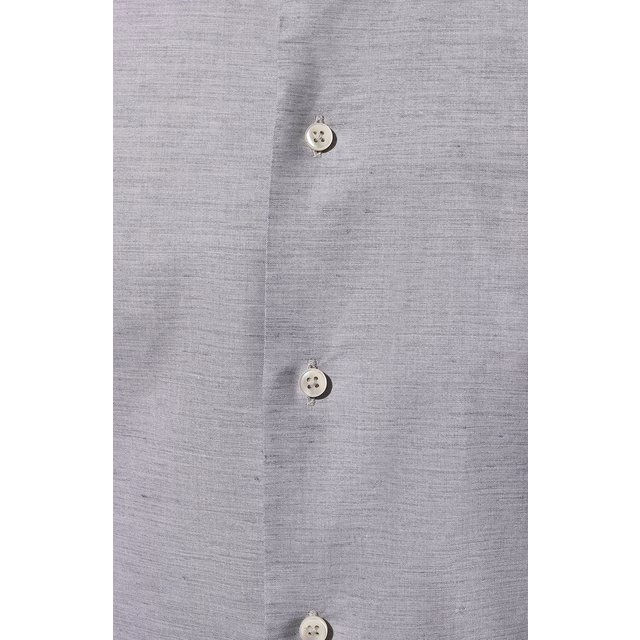 фото Рубашка изо льна и хлопка canali