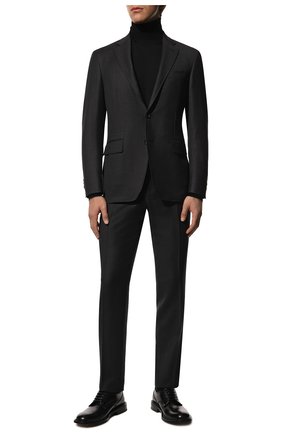 Мужской шерстяной костюм CANALI темно-серого цвета по цене 137000 руб., арт. 23270/33/BF00069 | Фото 1