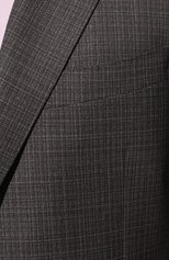 Мужской шерстяной костюм CANALI коричневого цвета, арт. 11220/10/AA02529 | Фото 6 (Материал внешний: Шерсть; Рукава: Длинные; Костюмы М: Однобортный; Стили: Классический; Материал подклада: Купро)