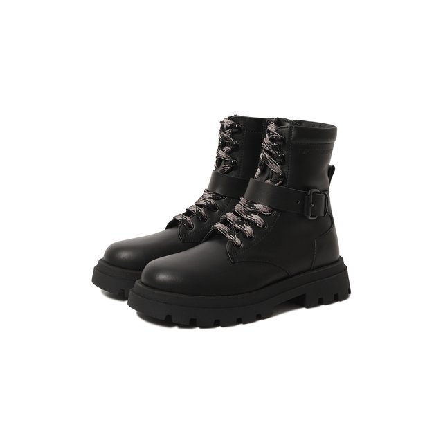 Кожаные ботинки Emporio Armani XYN009/X0I66/28-34