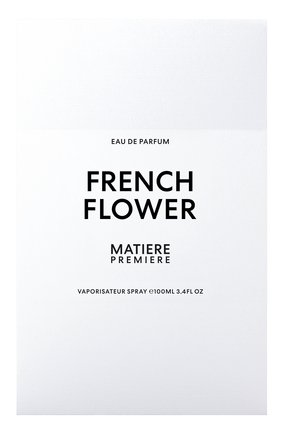 Парфюмерная вода french flower (100ml) MATIERE PREMIERE бесцветного цвета, арт. 3770007317759 | Фото 2