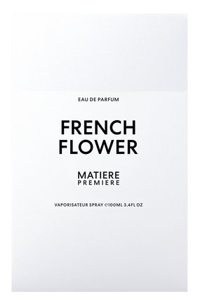 Парфюмерная вода french flower (100ml) MATIERE PREMIERE бесцветного цвета по цене 22500 руб., арт. 3770007317759 | Фото 2 Парфюмерная вода french flower (100ml) MATIERE PREMIERE бесцветного цвета, арт. 3770007317759 | Фото 2