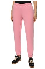 Женский хлопковый костюм SEVEN LAB розового цвета, арт. HPW-IL pink | Фото 4 (Рукава: Длинные; Длина (брюки, джинсы): Стандартные; Материал внешний: Синтетический материал, Хлопок; Длина (для топов): Стандартные; Стили: Спорт-шик; Женское Кросс-КТ: Костюм-спорт)