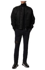Мужские хлопковые джоггеры AERONAUTICA MILITARE темно-синего цвета, арт. 222PF743J505 | Фото 2 (Длина (брюки, джинсы): Стандартные; Материал внешний: Хлопок; Стили: Спорт-шик; Силуэт М (брюки): Джоггеры)
