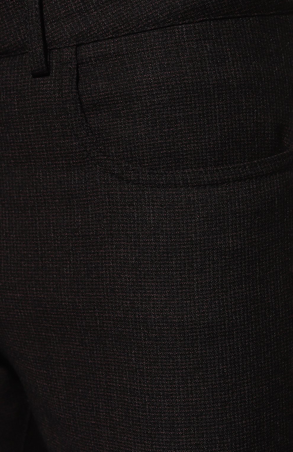 Мужские шерстяные брюки CANALI бордового цвета, арт. V1551/AR03474 | Фото 5 (Материал внешний: Шерсть; Длина (брюки, джинсы): Стандартные; Случай: Повседневный; Стили: Кэжуэл)