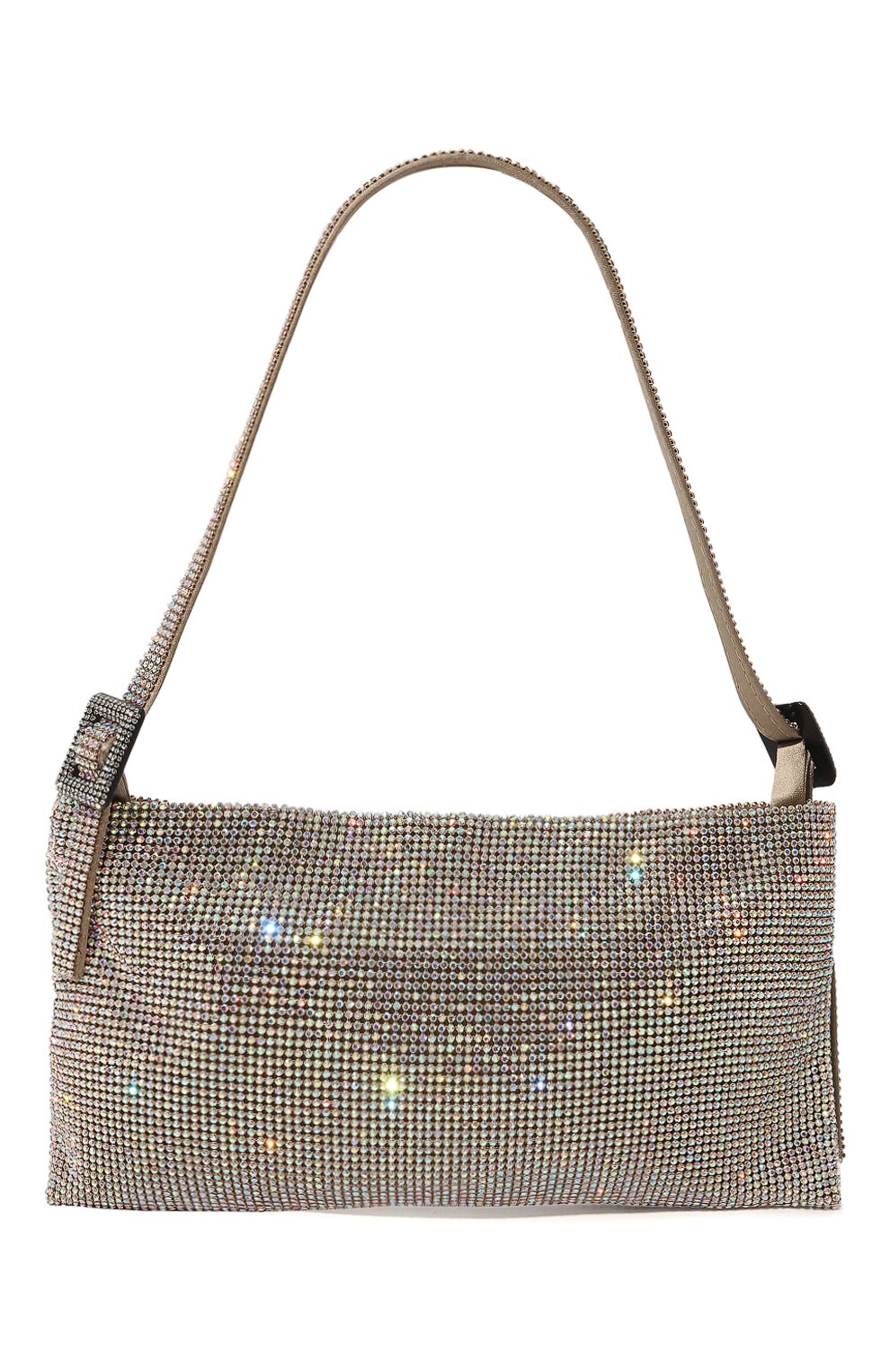 Женская сумка best friend BENEDETTA BRUZZICHES серебряного цвета, арт. 5171 | Фото 1 (Женское Кросс-КТ: Вечерняя сумка; Материал: Металл; Сумки-технические: Сумки top-handle; Размер: small)