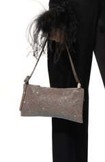 Женская сумка best friend BENEDETTA BRUZZICHES серебряного цвета, арт. 5171 | Фото 2 (Женское Кросс-КТ: Вечерняя сумка; Материал: Металл; Сумки-технические: Сумки top-handle; Размер: small)