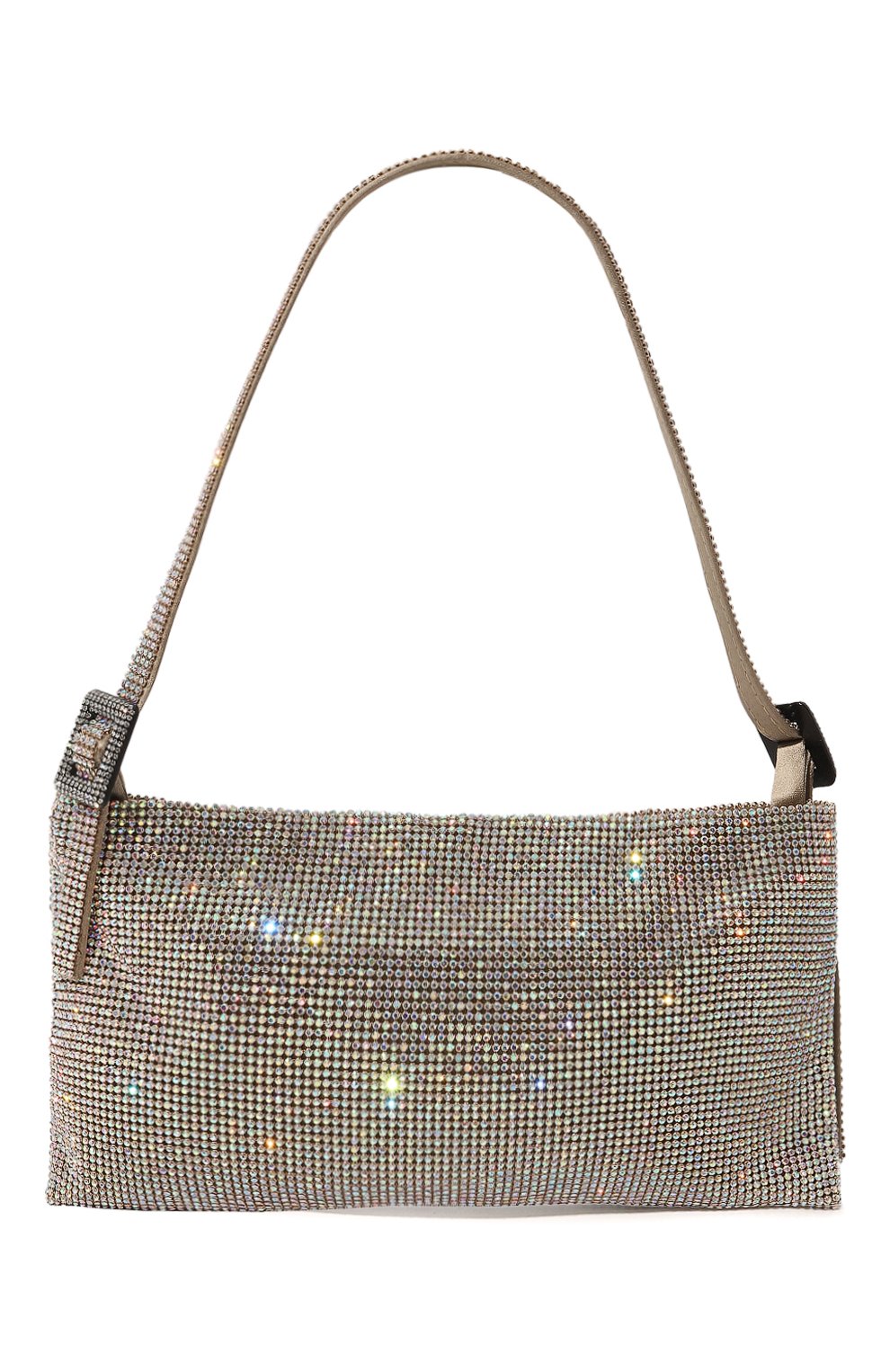Женская сумка best friend BENEDETTA BRUZZICHES серебряного цвета, арт. 5171 | Фото 6 (Женское Кросс-КТ: Вечерняя сумка; Материал: Металл; Сумки-технические: Сумки top-handle; Размер: small)
