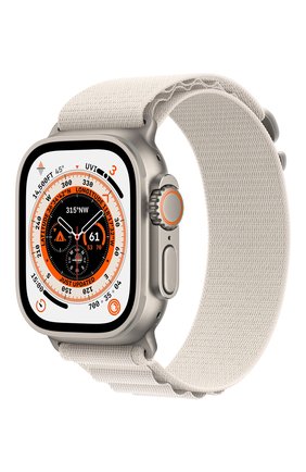 Смарт-часы Apple Watch Ultra GPS + Cellular 49mm Titanium Case with Starlight Alpine Loop M | Фото №1