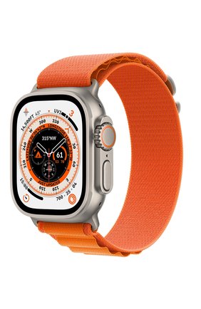Смарт-часы Apple Watch Ultra GPS + Cellular 49mm Titanium Case with Orange Alpine Loop S | Фото №1