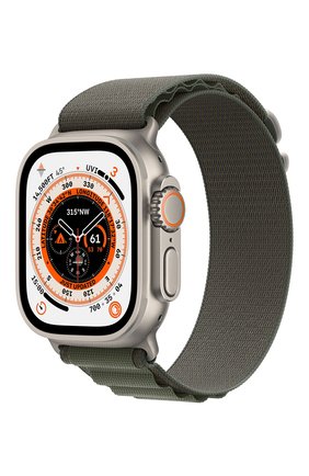 Смарт-часы Apple Watch Ultra GPS + Cellular 49mm Titanium Case with Green Alpine Loop S | Фото №1