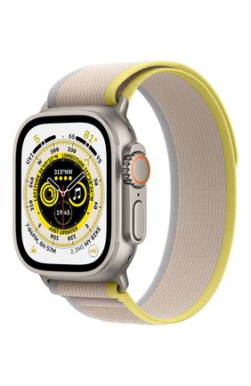 Смарт-часы Apple Watch Ultra GPS + Cellular 49mm Titanium Case with Yellow/Beige Trail Loop S/M | Фото №1