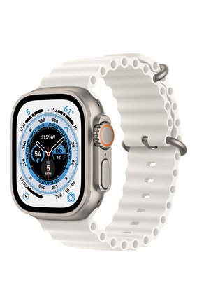 Смарт-часы Apple Watch Ultra GPS + Cellular 49mm Titanium Case with White Ocean Band | Фото №1
