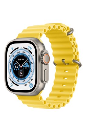 Смарт-часы Apple Watch Ultra GPS + Cellular 49mm Titanium Case with Yellow Ocean Band | Фото №1