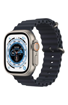 Смарт-часы Apple Watch Ultra GPS + Cellular 49mm Titanium Case with Midnight Ocean Band | Фото №1