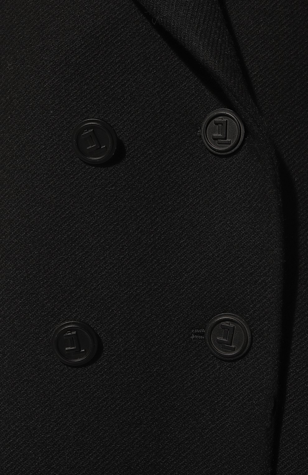 Женское шерстяное пальто JACOB LEE черного цвета, арт. WWC06721B | Фото 5 (Материал внешний: Шерсть; Рукава: Длинные; Стили: Классический; Длина (верхняя одежда): Длинные; 1-2-бортные: Однобортные)