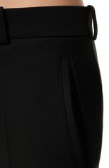 Женские шерстяные брюки JACOB LEE черного цвета, арт. WWP07922B | Фото 5 (Длина (брюки, джинсы): Удлиненные; Материал внешний: Шерсть; Женское Кросс-КТ: Брюки-одежда; Силуэт Ж (брюки и джинсы): Расклешенные; Стили: Романтичный)