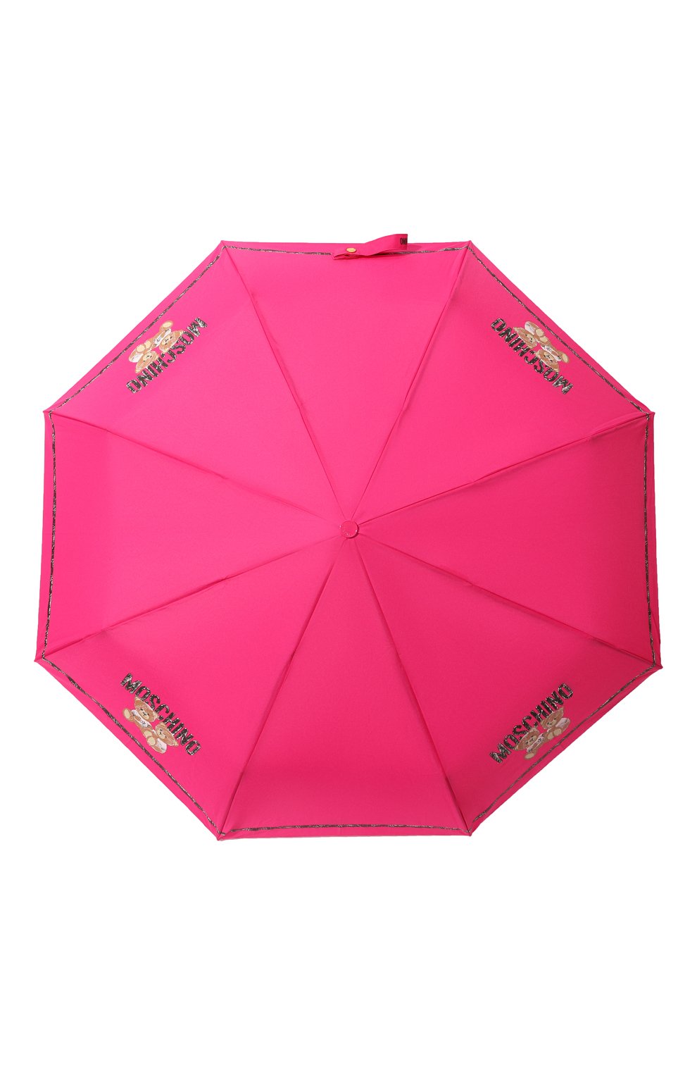 Женский складной зонт MOSCHINO фуксия цвета, арт. 8169-0PENCL0SE | Фото 1 (Материал: Текстиль, Синтетический материал, Металл)