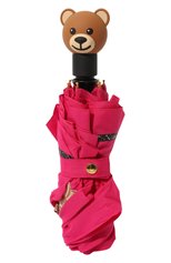 Женский складной зонт MOSCHINO фуксия цвета, арт. 8169-0PENCL0SE | Фото 5 (Материал: Текстиль, Синтетический материал, Металл)