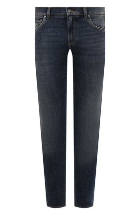 Мужские джинсы DOLCE & GABBANA синего цвета по цене 72150 руб., арт. GY07CD/G8GW9 | Фото 1 Мужские джинсы DOLCE & GABBANA синего цвета, арт. GY07CD/G8GW9 | Фото 1 (Силуэт М (брюки): Прямые; Кросс-КТ: Деним; Длина (брюки, джинсы): Стандартные; Стили: Кэжуэл; Материал внешний: Хлопок, Деним; Детали: Потертости)