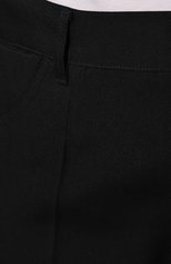 Женские шерстяные брюки JIL SANDER темно-синего цвета, арт. J04KA0007-J40003 | Фото 5 (Силуэт Ж (брюки и джинсы): Широкие; Материал внешний: Шерсть; Длина (брюки, джинсы): Стандартные; Женское Кросс-КТ: Брюки-одежда; Стили: Минимализм)