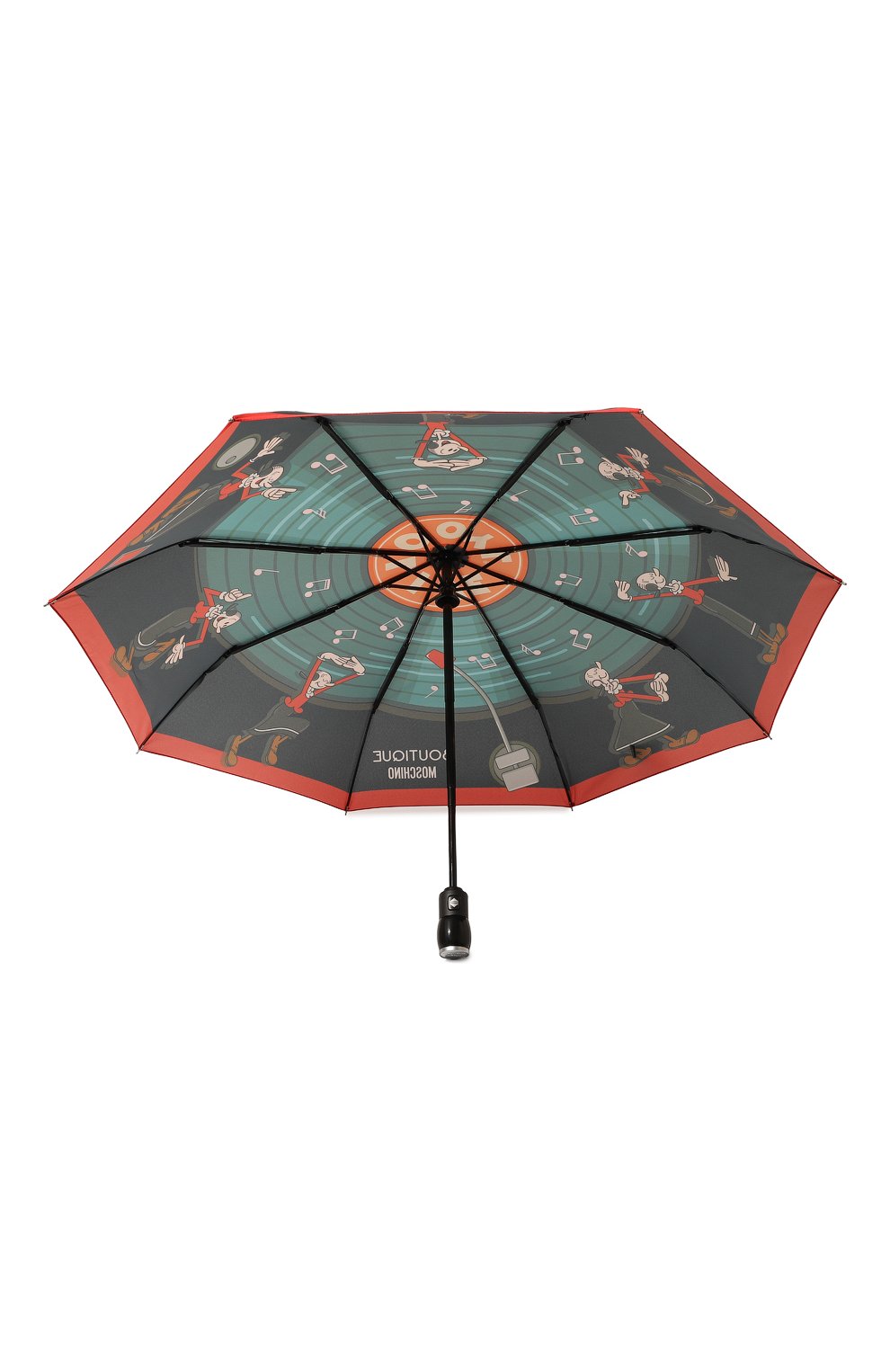 Женский складной зонт MOSCHINO разноцветного цвета, арт. 7957-0PENCL0SE | Фото 3 (Материал: Текстиль, Синтетический материал, Металл)