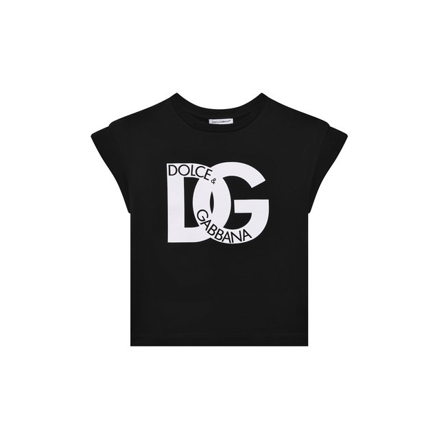 Хлопковая футболка Dolce & Gabbana L5JTID/G7I0E/8-14