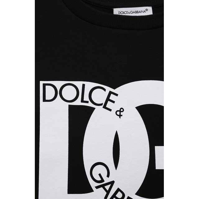 Хлопковая футболка Dolce & Gabbana L5JTID/G7I0E/8-14 Фото 3