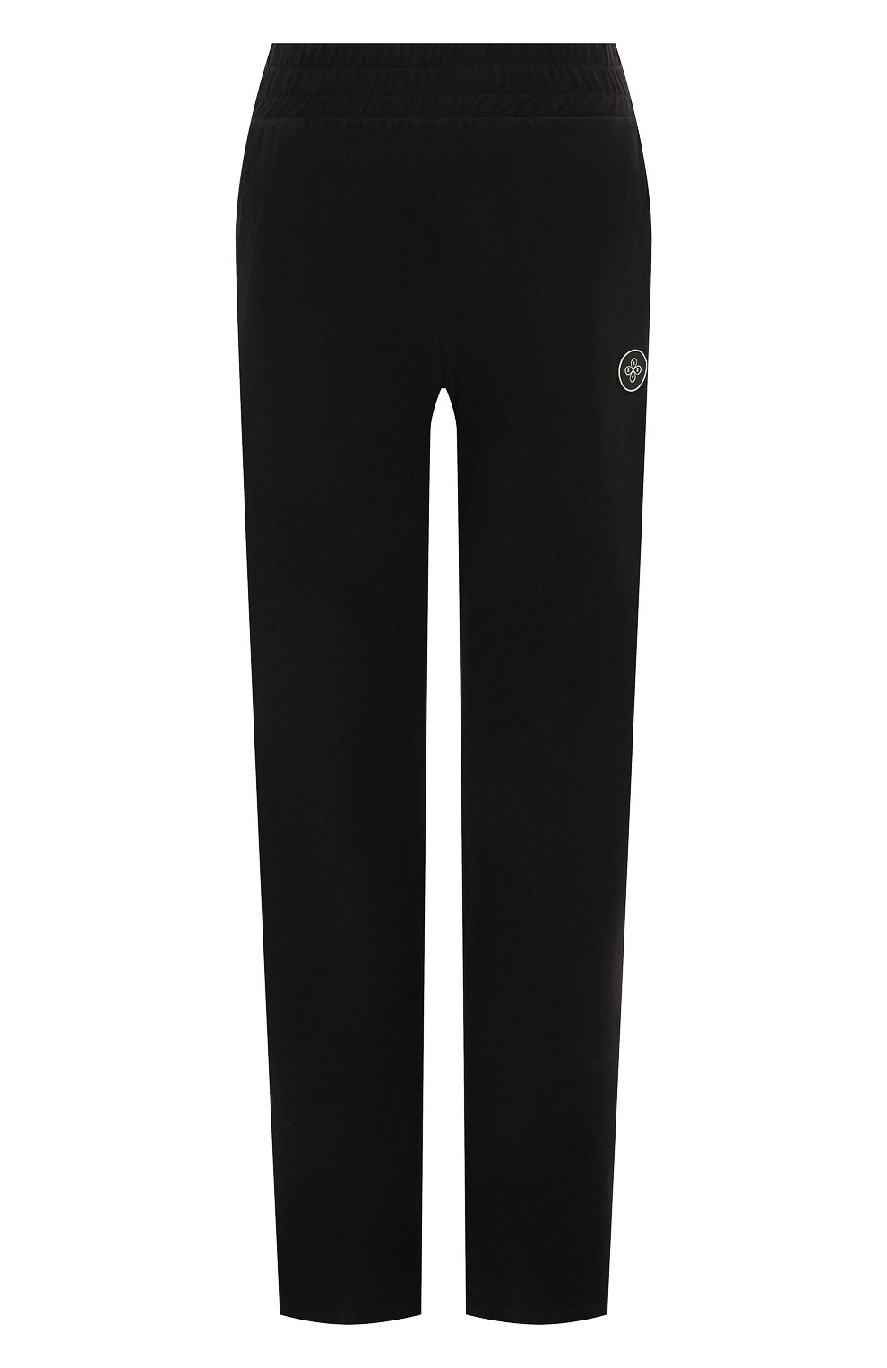 Женские брюки из вискозы EVERREVER черного цвета, арт. RE-TR-BL-01 | Фото 1 (Силуэт Ж (брюки и джинсы): Широкие; Длина (брюки, джинсы): Стандартные; Женское Кросс-КТ: Брюки-одежда; Стили: Спорт-шик; Материал внешний: Вискоза)