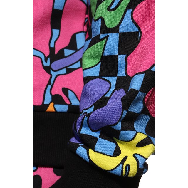 Хлопковый свитшот Moschino A1704/2811, цвет разноцветный, размер 54 A1704/2811 - фото 5