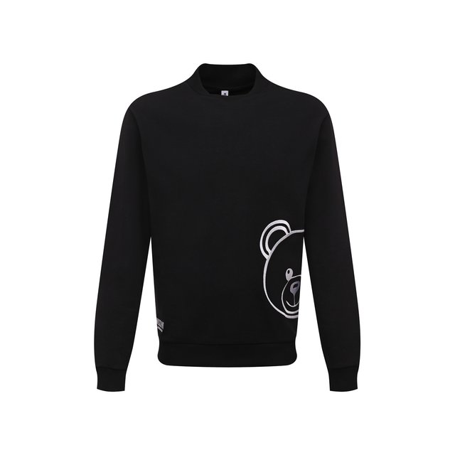 Хлопковый свитшот Moschino A1721/8121, цвет чёрный, размер 52