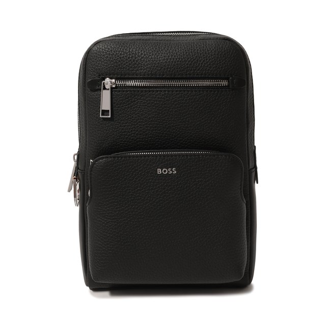 Кожаный рюкзак BOSS 50482821, цвет чёрный, размер NS