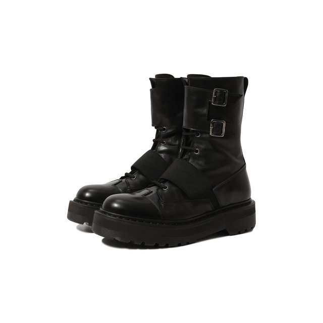 Кожаные ботинки Premiata черного цвета
