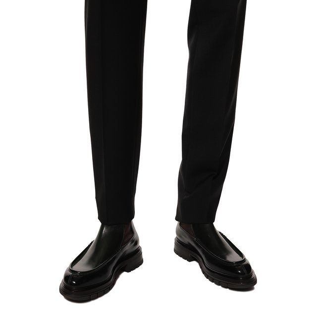 фото Кожаные сапоги santoni