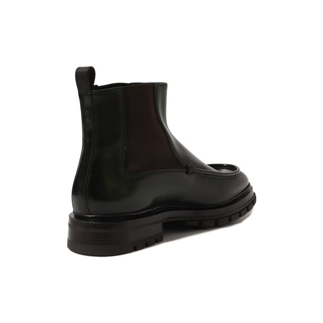 фото Кожаные сапоги santoni