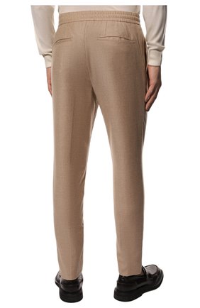 Мужские шерстяные брюки MUST бежевого цвета, арт. VLAD/ZIP+SFILA/2723. | Фото 4 (Материал внешний: Шерсть; Длина (брюки, джинсы): Стандартные; Случай: Повседневный; Стили: Кэжуэл)