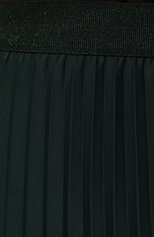 Женская плиссированная юбка SEVEN LAB изумрудного цвета, арт. SKG-80 forest green | Фото 5 (Женское Кросс-КТ: юбка-плиссе, Юбка-одежда; Материал внешний: Синтетический материал; Длина Ж (юбки, платья, шорты): Миди; Стили: Романтичный)