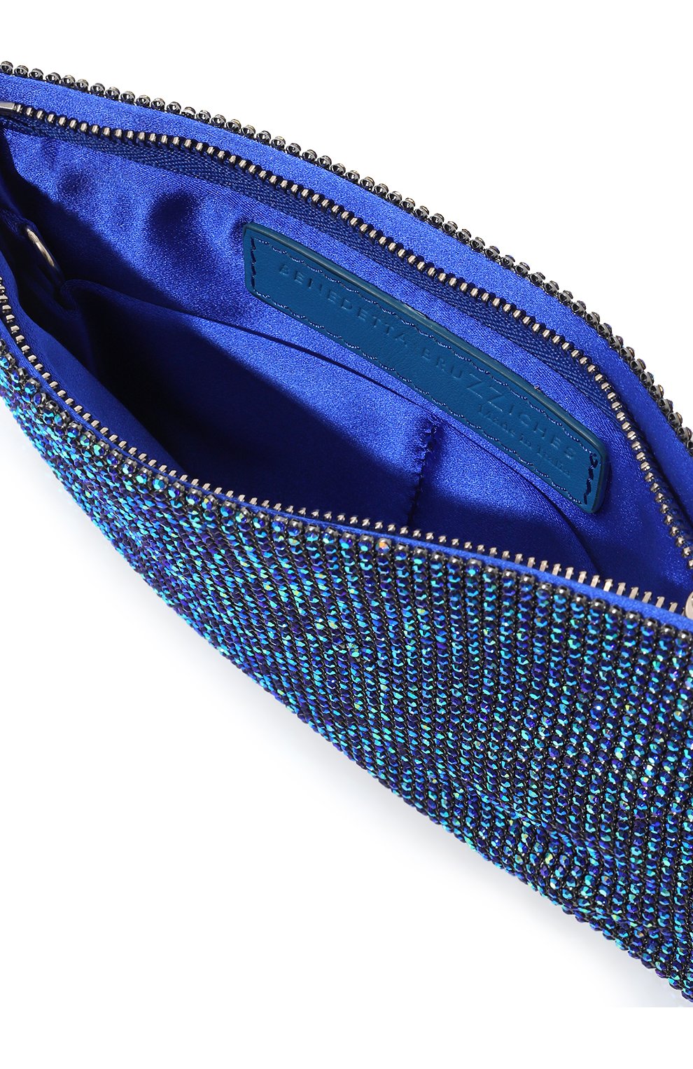 Женский сумка best friend BENEDETTA BRUZZICHES синего цвета, арт. 5167 | Фото 5 (Женское Кросс-КТ: Вечерняя сумка; Материал: Металл; Размер: mini)