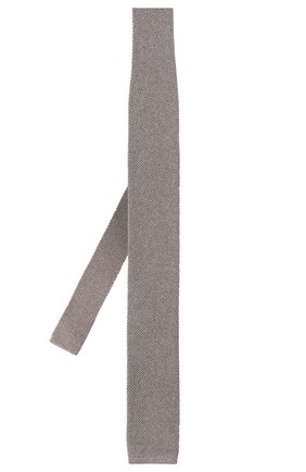 Мужской шелковый галстук BOSS серого цвета, арт. 50485983 | Фото 3 (Материал: Текстиль, Шелк; Принт: Без принта)
