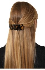 Женская заколка для волос ALEXANDRE DE PARIS коричневого цвета, арт. AA8-550 W | Фото 2 (Материал: Пластик)